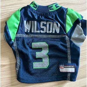 Russell Wilson Seattle Seahawks Mesh Pet Jersey-Small Dog or Cat
